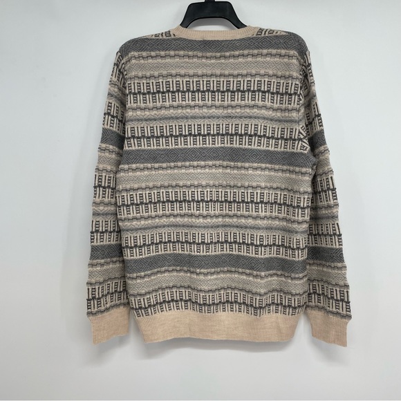 MENS MFH KNITS CREWNECK SWEATER SIZE M 100% Baby ALPACA MADE IN PERU - Picture 2 of 7